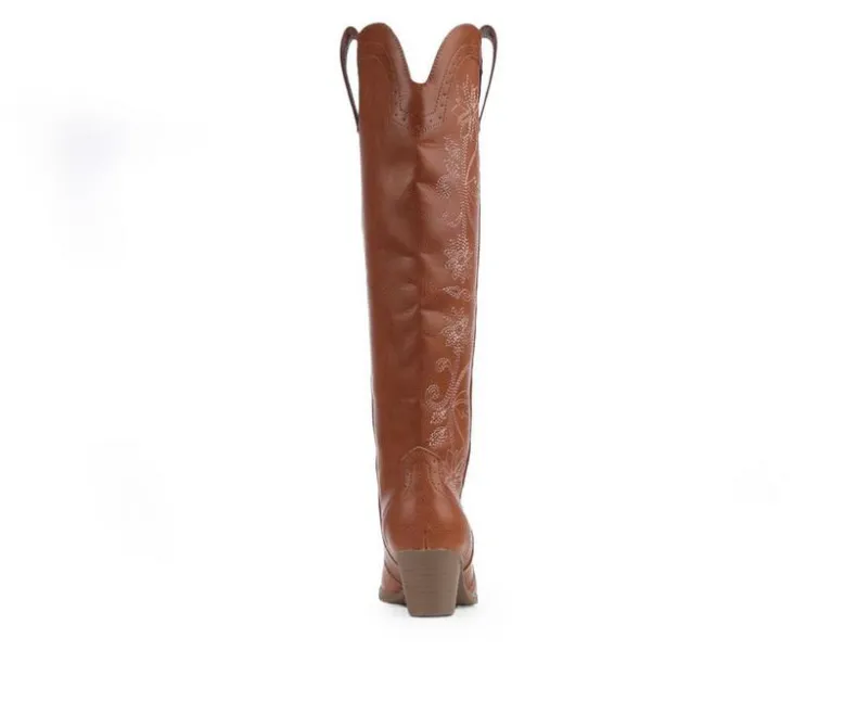 Wide Calf|Tall>Sugar Women's Tammy Floral Western Boots