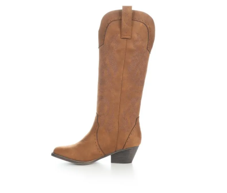 Tall|Cowboy & Western>Sugar Women's Two-Step Knee-High Western Boots