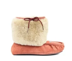 Cozy>Superlamb Women's Navajo Moccasin Slipper Booties