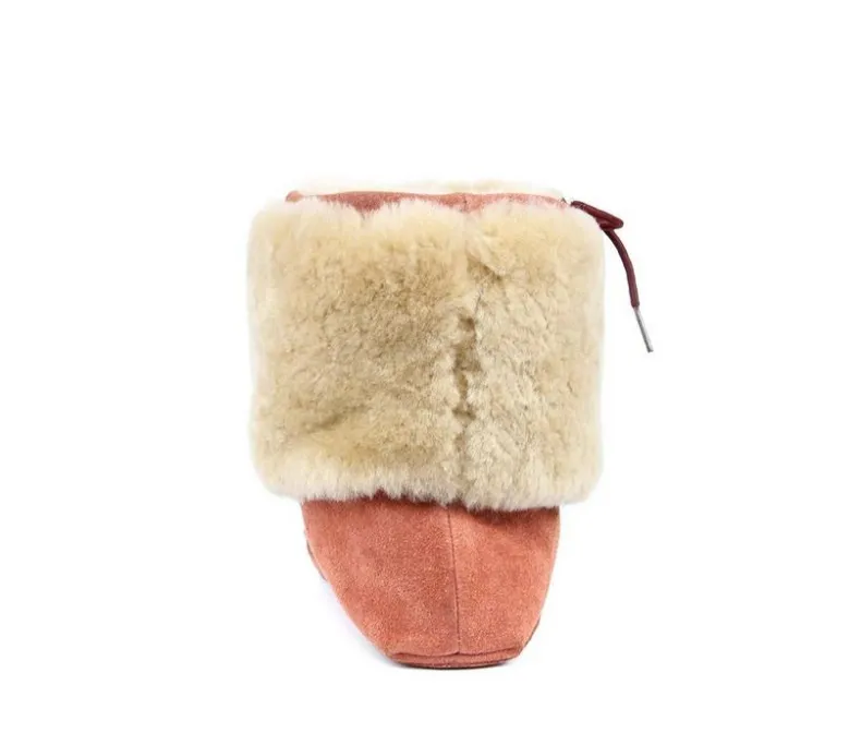 Cozy>Superlamb Women's Navajo Moccasin Slipper Booties