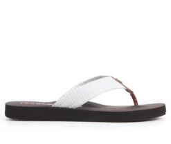 Sandals>Tommy Hilfiger Women's Crinle Flip-Flops