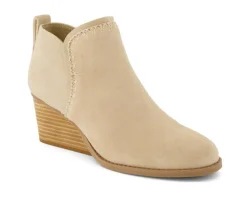 Dress|Boots & Booties>TOMS Women's Kaia Wedge Booties