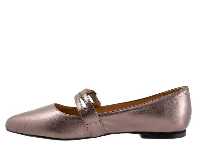 Flats>Trotters Women's Emerald Mary Jane Flats