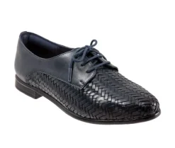 Loafers & Oxfords>Trotters Women's Lizzie Herringbone Oxfords