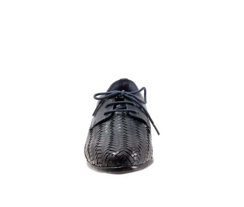 Loafers & Oxfords>Trotters Women's Lizzie Herringbone Oxfords