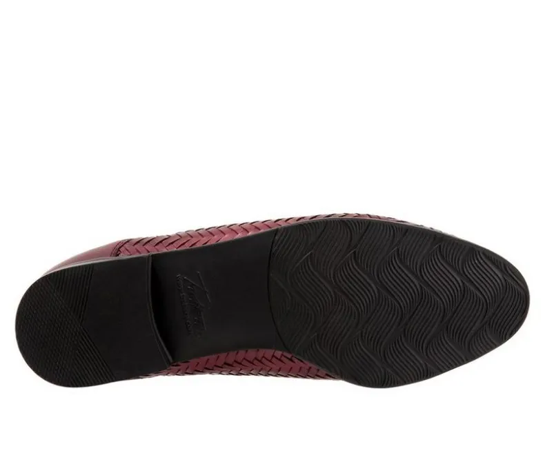 Loafers & Oxfords>Trotters Women's Lizzie Herringbone Oxfords