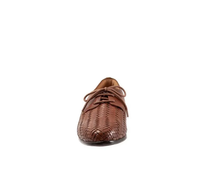 Loafers & Oxfords>Trotters Women's Lizzie Herringbone Oxfords