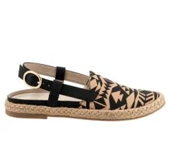 Loafers & Oxfords>Trotters Women's Paisley Espadrille Slingback Loafers