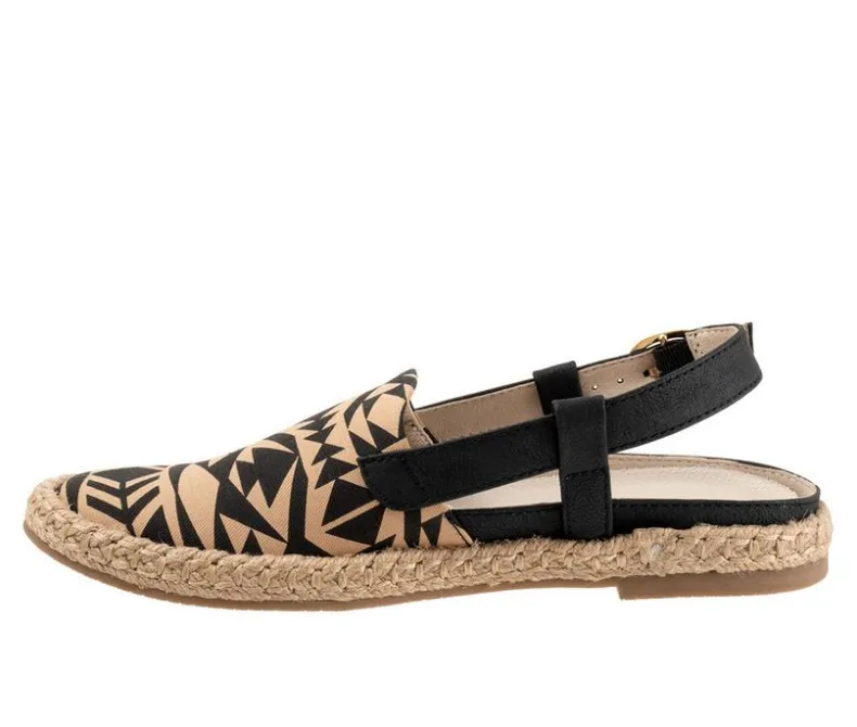 Loafers & Oxfords>Trotters Women's Paisley Espadrille Slingback Loafers