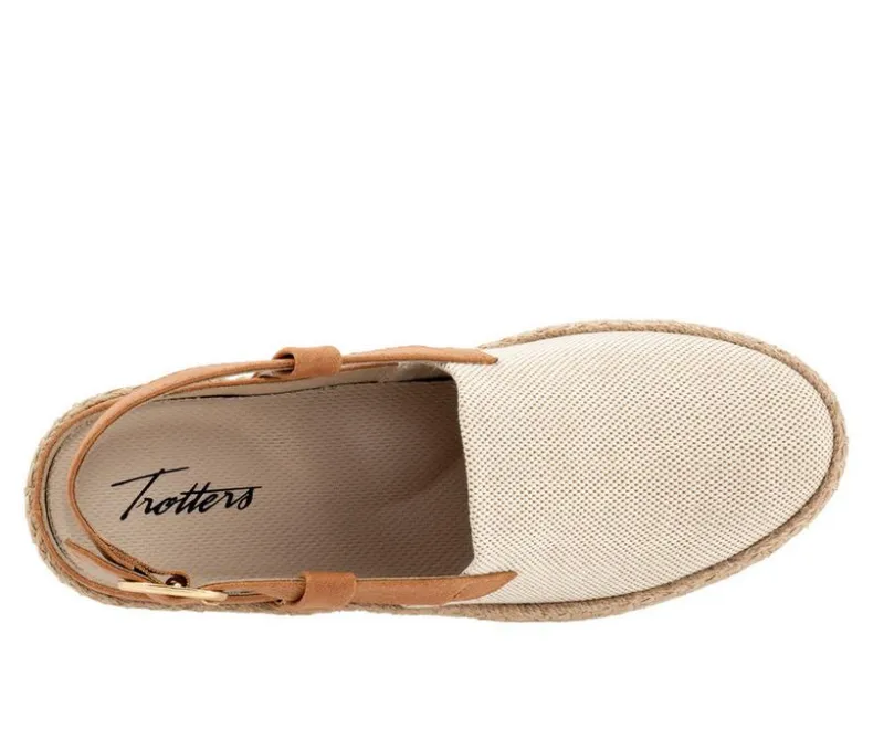 Loafers & Oxfords>Trotters Women's Paisley Espadrille Slingback Loafers
