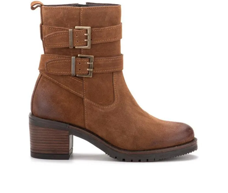 Moto|Dress>Vintage Foundry Co Women's Charmaine Moto Boots