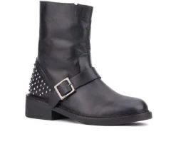 Moto>Vintage Foundry Co Women's Wenona Moto Boots