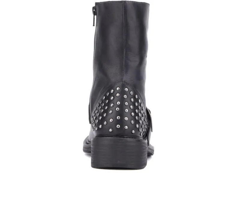 Moto>Vintage Foundry Co Women's Wenona Moto Boots