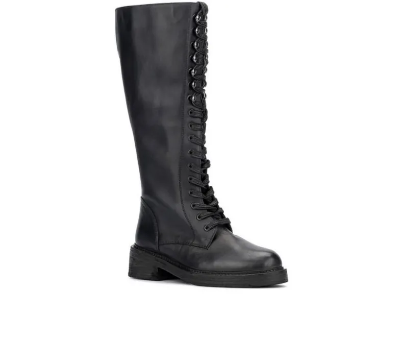 Lace Up|Tall>Vintage Foundry Co Women's Sadelle Knee High Boots