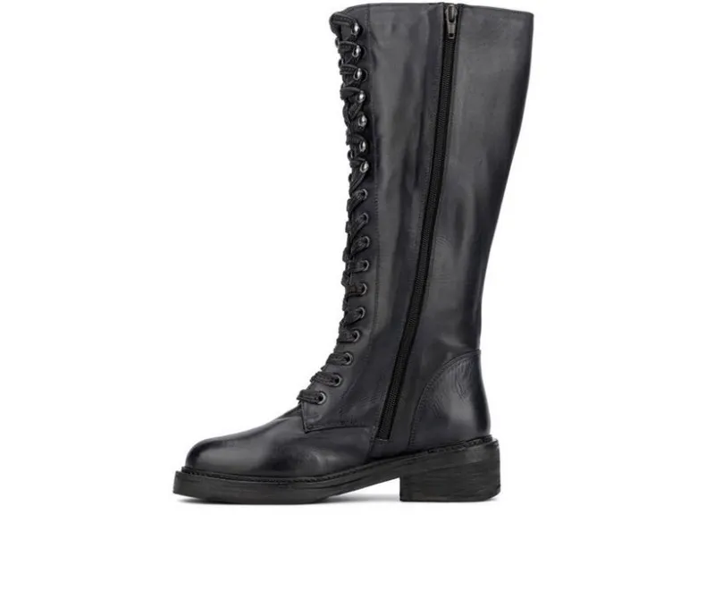 Lace Up|Tall>Vintage Foundry Co Women's Sadelle Knee High Boots