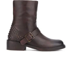 Moto>Vintage Foundry Co Women's Wenona Moto Boots