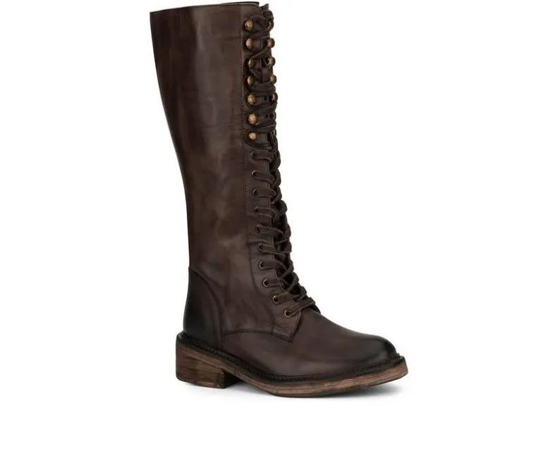Lace Up|Tall>Vintage Foundry Co Women's Sadelle Knee High Boots