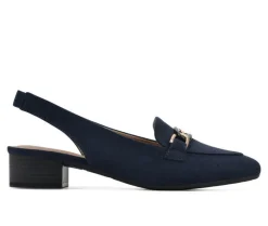 Loafers & Oxfords>White Mountain Women's Boreal Slingback Loafers