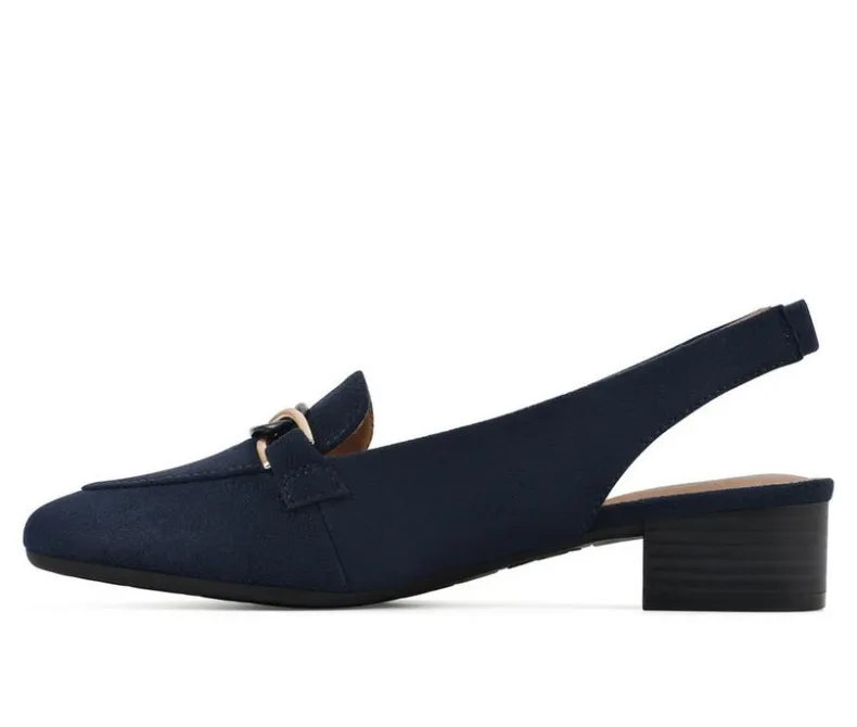 Loafers & Oxfords>White Mountain Women's Boreal Slingback Loafers