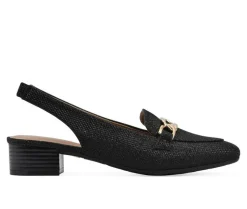 Loafers & Oxfords>White Mountain Women's Boreal Slingback Loafers