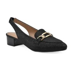Loafers & Oxfords>White Mountain Women's Boreal Slingback Loafers
