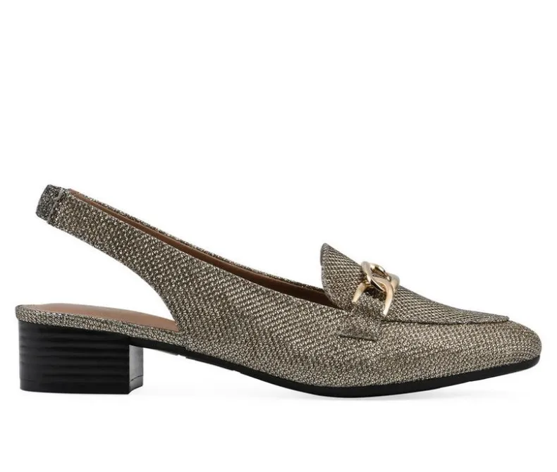 Loafers & Oxfords>White Mountain Women's Boreal Slingback Loafers