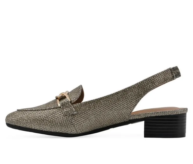 Loafers & Oxfords>White Mountain Women's Boreal Slingback Loafers