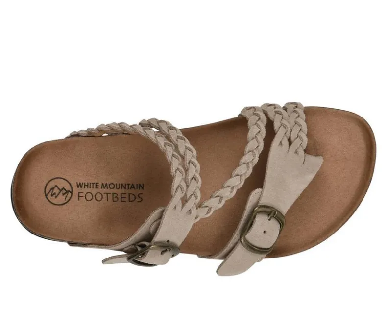 Sandals>White Mountain Women's Haziest Footbed Sandals