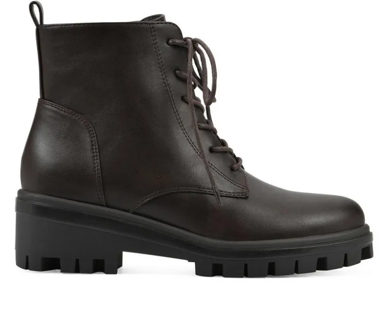 Lace Up>White Mountain Women's Tappy Combat Boots