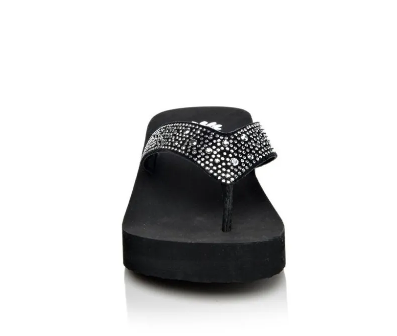 Sandals>Yellow Box Women's Africa Wedge Flip-Flops