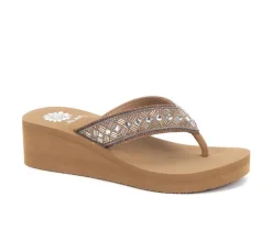 Sandals>Yellow Box Women's Selvia Wedge Flip-Flops