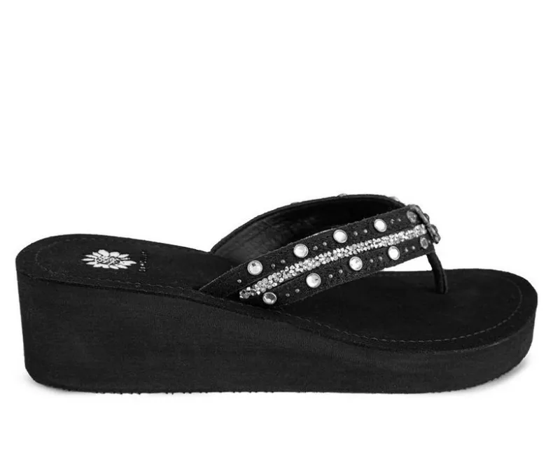 Sandals>Yellow Box Women's Terell Wedge Flip-Flops