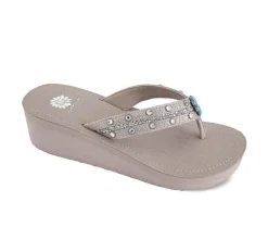 Sandals>Yellow Box Women's Terell Wedge Flip-Flops