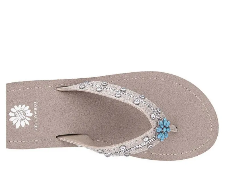 Sandals>Yellow Box Women's Terell Wedge Flip-Flops