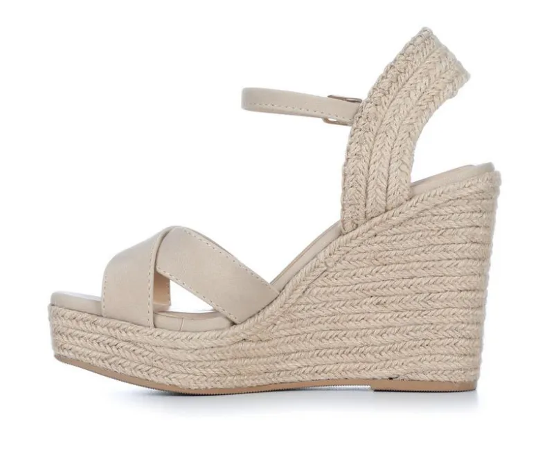 Sandals>Y-Not Women's Lorita Wedge Sandals