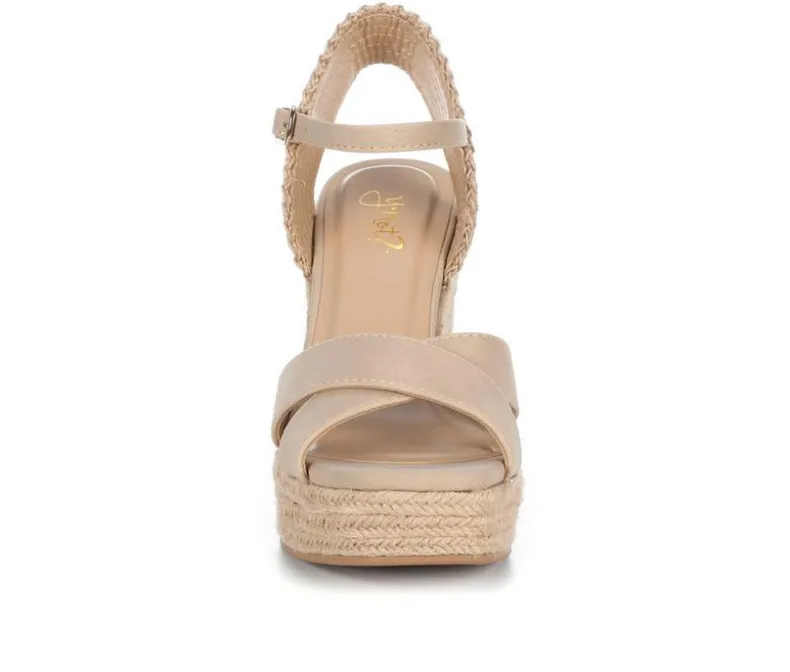 Sandals>Y-Not Women's Lorita Wedge Sandals