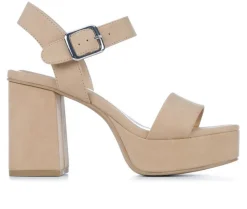 Sandals|Pumps & Heels>Y-Not Women's Macey Platform Dress Sandals