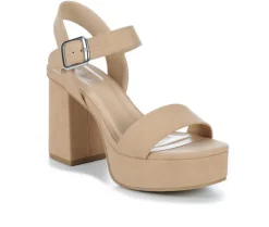 Sandals|Pumps & Heels>Y-Not Women's Macey Platform Dress Sandals