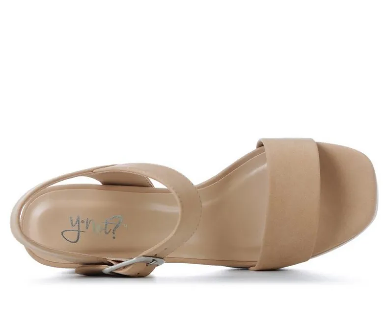 Sandals|Pumps & Heels>Y-Not Women's Macey Platform Dress Sandals