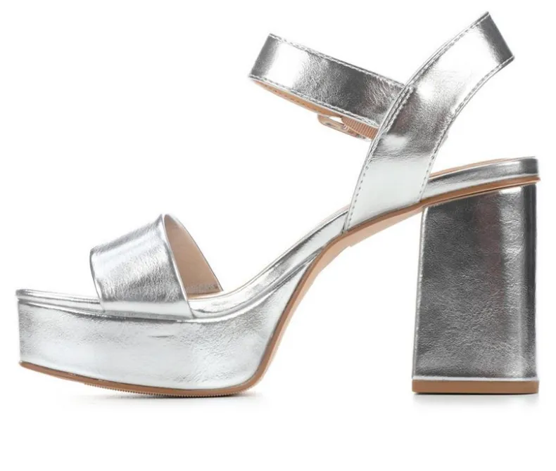 Sandals|Pumps & Heels>Y-Not Women's Macey Platform Dress Sandals